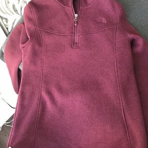 Northface 1/4 zip sweatshirt
